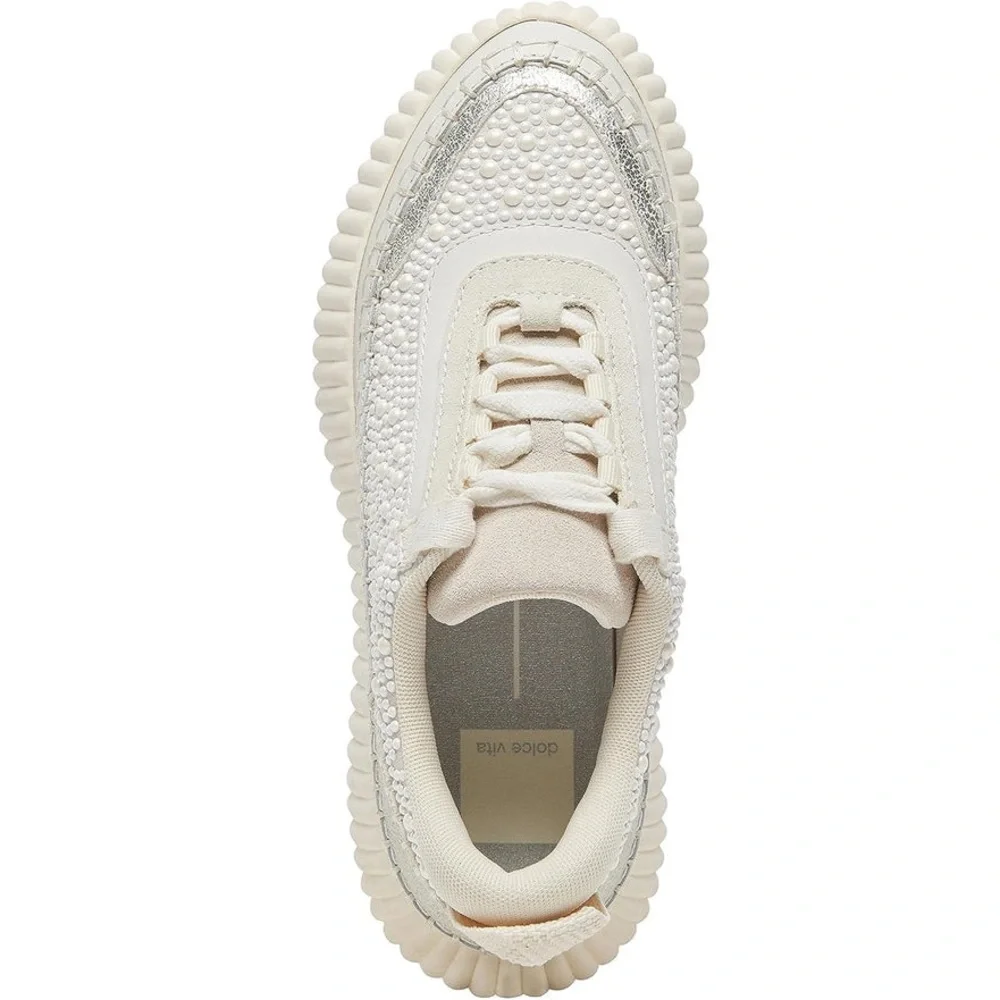 Dolce Vita Dolen Sneaker - Vanilla Pearls, SZ 6.5 NWOB MSRP $170 - Picture 3 of 10
